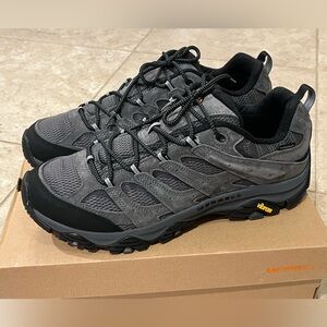 Merrell Men's Moab 3 Waterproof Graphite Gray Hiking Trail Shoes Sneakers 14 NEW